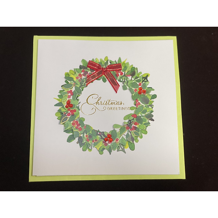 Thiệp Noel trang trí 3D (2 chiếc)