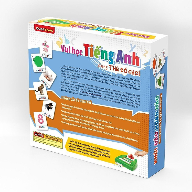 Mua Thẻ Đồ Chơi Duka Học Tiếng Anh Chính hãng Tiết kiệm - Hình ảnh 5