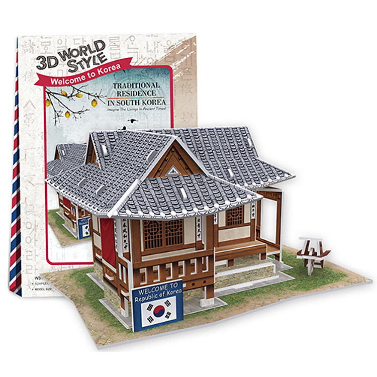 Mô hình 3D CubicFun – Traditional Residence W3157h