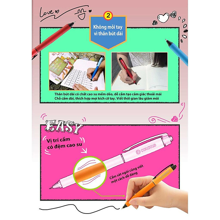 Bộ Bút Mực Gel STABILO Palette 268 XF/F (2 cây) - Ảnh 4