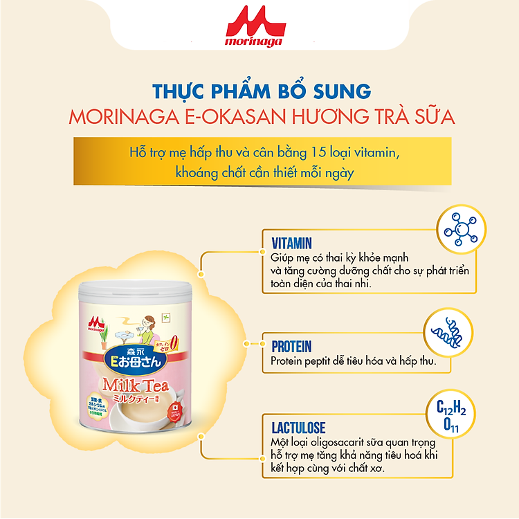 Sữa Bầu Morinaga E-Okasan 800g Uy tín Ưu đãi - Hình ảnh 4