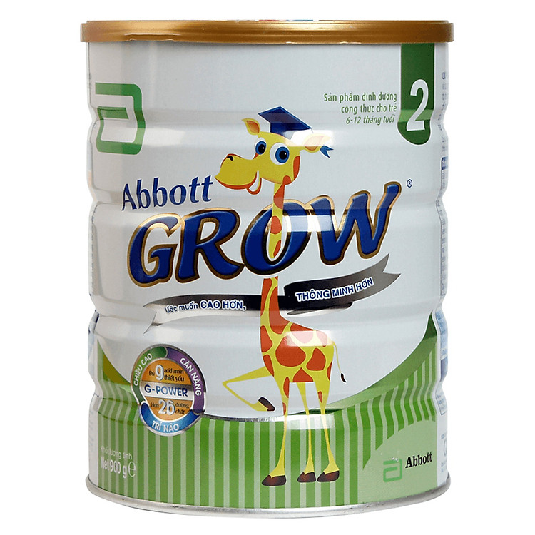 Sữa Bột Abbott Grow 2 cho trẻ 6 - 12 tháng tuổi (900g)