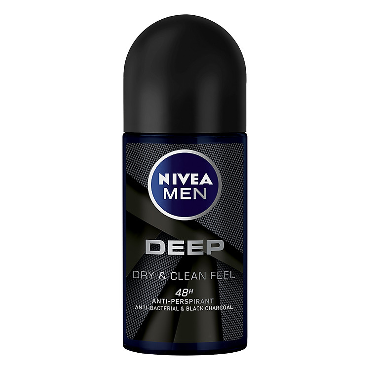 Lăn Ngăn Mùi Nivea Men Than Hoạt Tính 80031 (50ml)