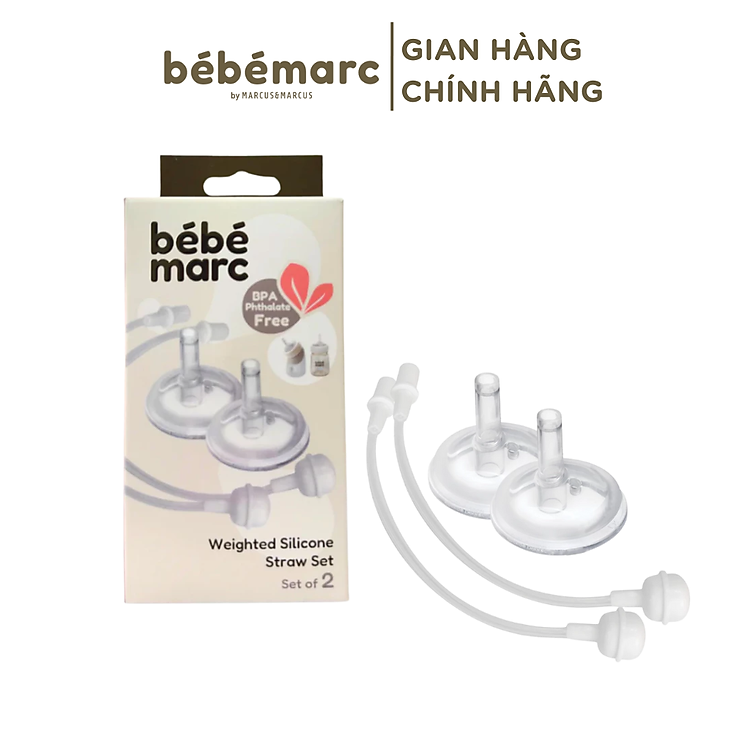 Tìm mua tại Avakids:Ống Hút Silicone Bi Trọng Lực Bébémarc - Set 2, tràn ngập Khuyến mãi, Ưu đãi