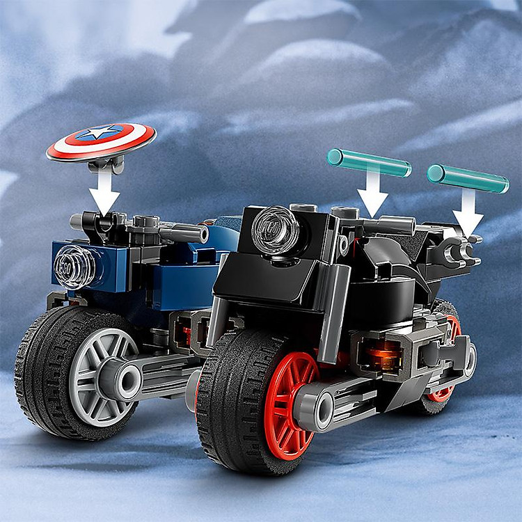 Đồ Chơi Lắp Ráp Captain America & Black Widow LEGO Chính hãng Giá rẻ - Hình ảnh 2