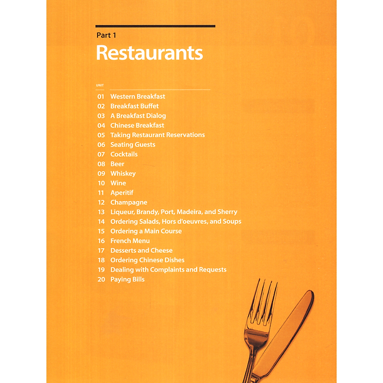English For Hotels And Restaurants - Ảnh 3