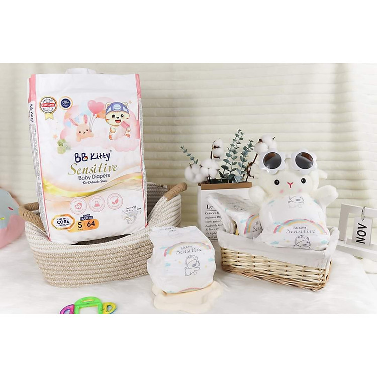Chọn mua tại Shopee: Tã Dán BB KITTY SENSITIVE size S mua giá tốt nhất tại Shop Mall
