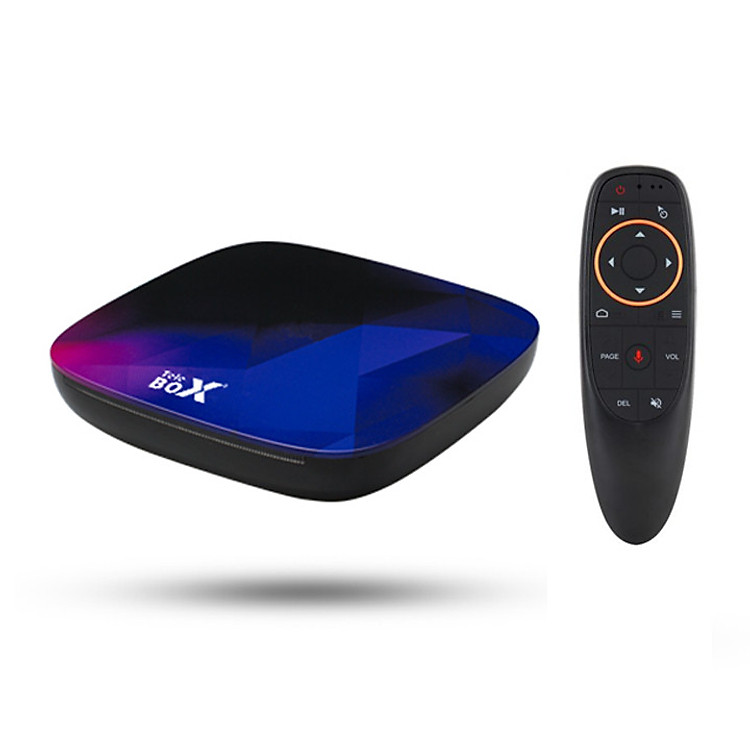 Đầu Android TiVi Box Telebox T8 Plus RAM 2Gb + Điều Khiển Voice G03 Chính Hãng