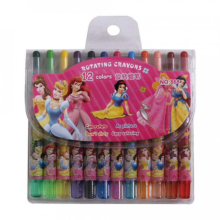 COMBO 2 VỈ BÚT CHÌ MÀU SÁP VẶN 12 CÂY