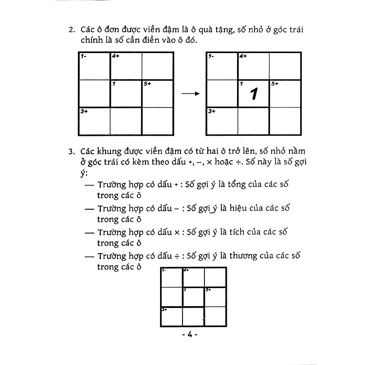 Trò Chơi Ô Chữ Số Thông Minh Kenken - Dành Cho Người Bắt Đầu (Tập 4) - Ảnh 3