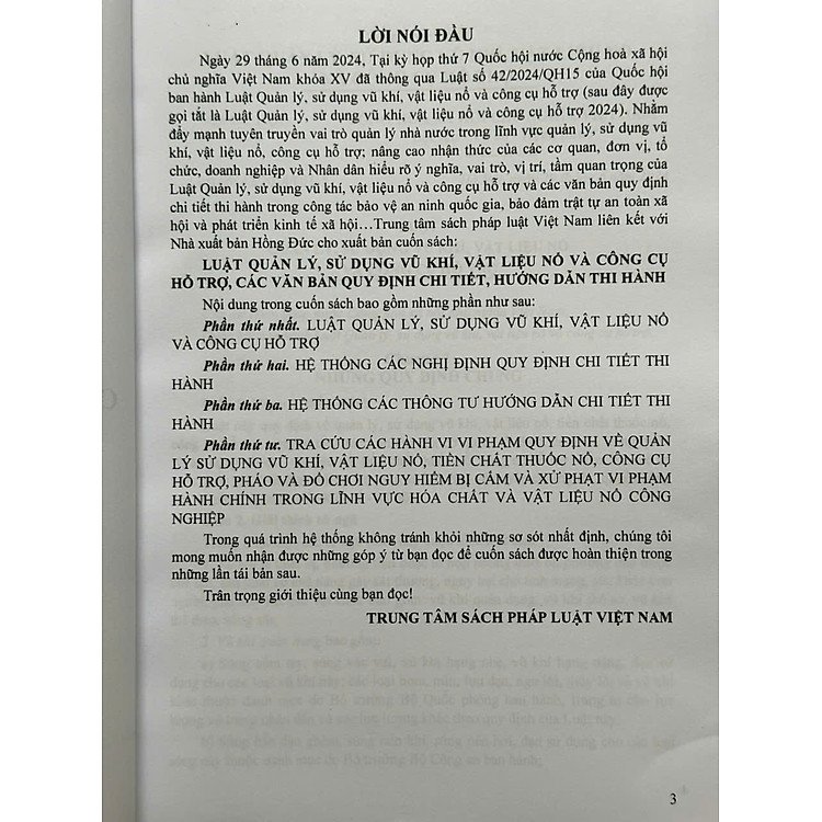 Luật Quản Lý, Sử Dụng Vũ Khí, Vật Liệu Nổ Và Công Cụ Hỗ Trợ - Ảnh 3