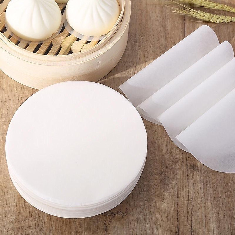 500 tờ giấy nến lót cao cấp hấp bánh bao, Từ 8cm-10cm
