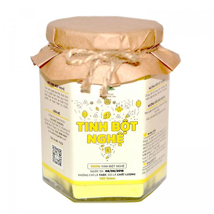 Tinh bột nghệ Đại Mộc Garden lọ 125gam