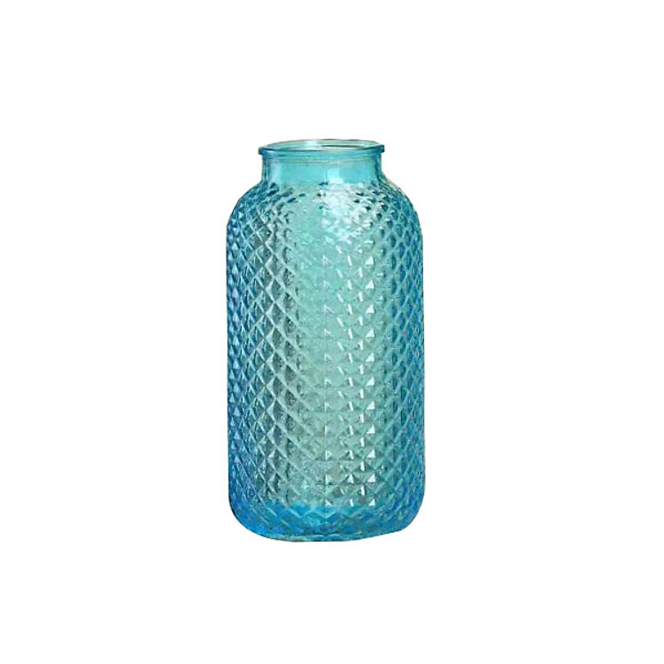 Bình Bông Lọ Hoa Trụ Trọn Hoa Văn Kim Cương (Giao Màu Ngẫu Nhiên)