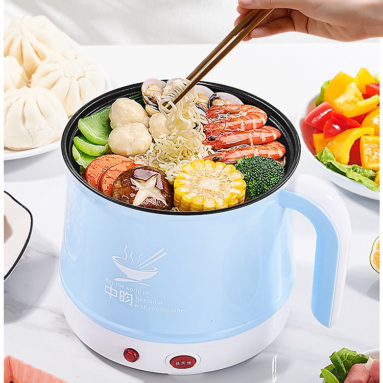 Nồi lẩu mini dung tích 1,8 lít , nồi nấu siêu tốc đa năng tiện ích- giao màu ngẫu nhiên