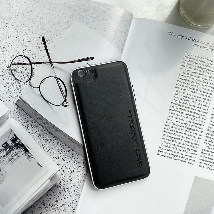 Ốp lưng iphone da viền trắng sang trọng, bảo vệ điện thoại, chống trầy viền, nhiều màu sắc để lựa chọn, đủ các dòng iphone