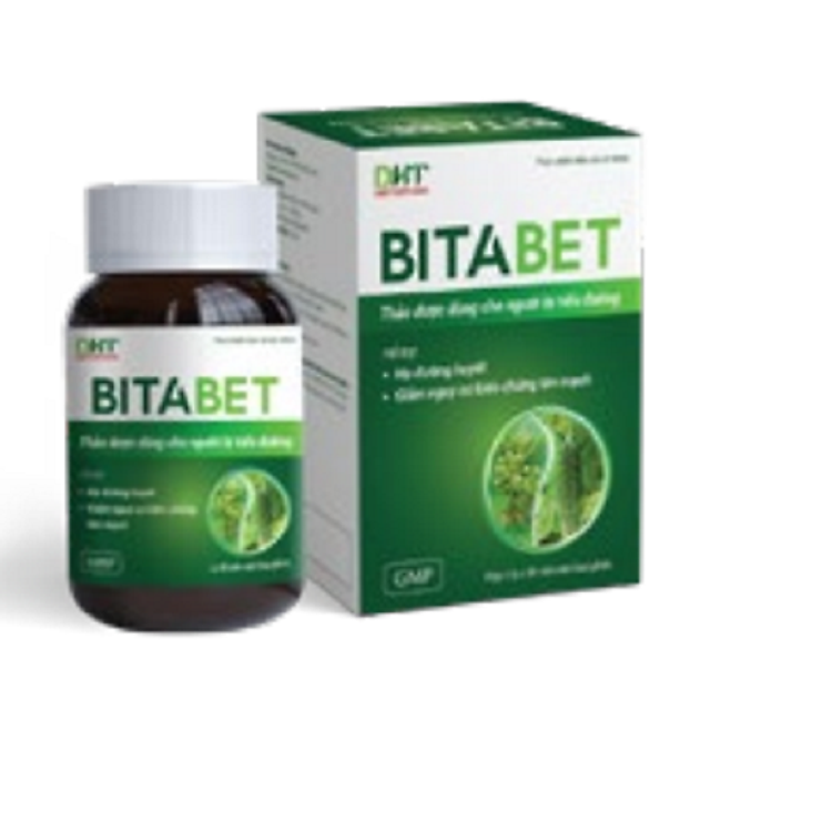 Bitabet DHT Hỗ trợ hạ đường huyết - Hỗ trợ giảm nguy cơ biến chứng trên tim mạch do bệnh tiểu đường - Châu Ngân Pharma