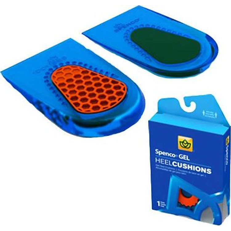 Lót gót giày silicon êm ái giảm đau gót chân Spenco Gel Heel Cushion 42-747