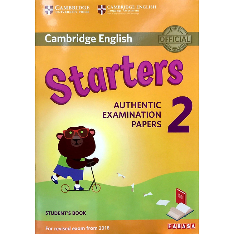 Cambridge English Starters 2 for Revised Exam From 2018 Student’s Book