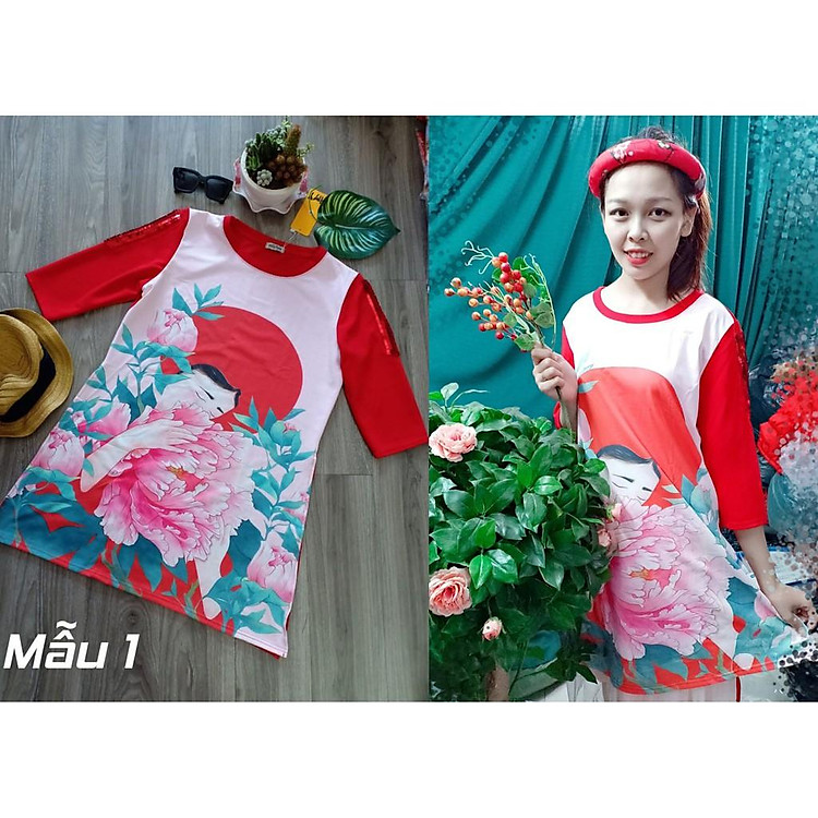 áo dài bigsize nam nữ 60-120kg( mẫu 1)