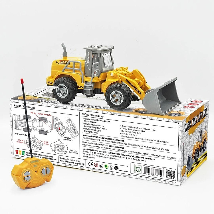 Đồ Chơi Máy Xúc Lật Winka DK81094 Chính hãng Tiết kiệm - Hình ảnh 2