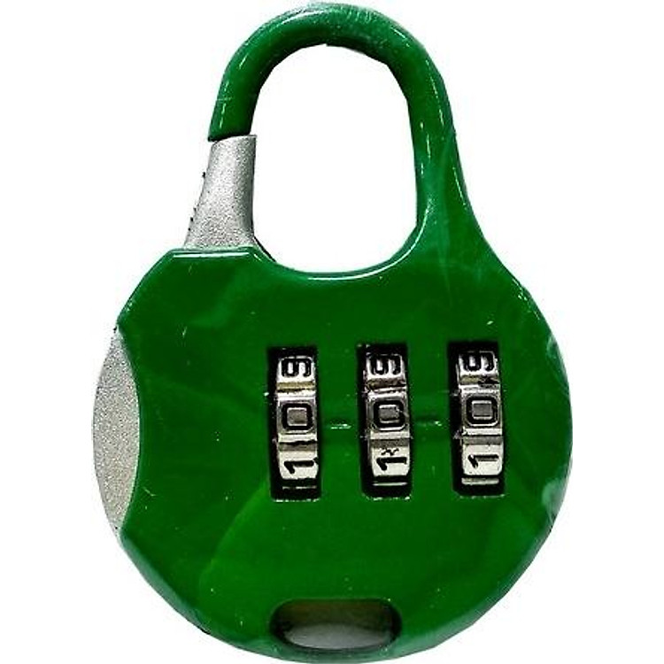 Ổ Khóa Mật Mã Mini BB - Mẫu 3 - Xanh Lá