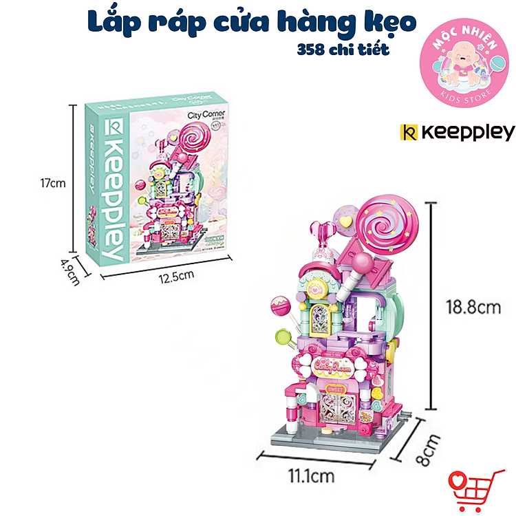 Mua Đồ chơi lắp ráp Keeppley cửa hàng kẹo Chính hãng Ưu đãi - Hình ảnh 4