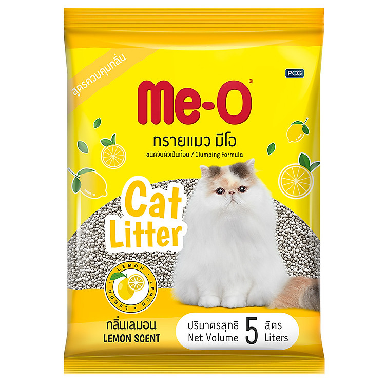 Cát Vệ Sinh Cho Mèo Me-O Hương Chanh (5L)