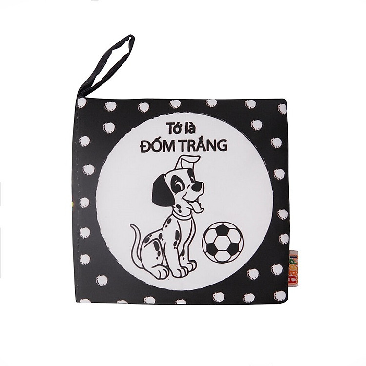 Sách vải Happi TỚ LÀ ĐỐM TRẮNG cho trẻ Chính hãng Giá rẻ