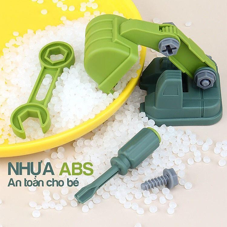 Bộ Lắp Ráp 4 Xe Khủng Long Chính hãng Tiết kiệm - Hình ảnh 3