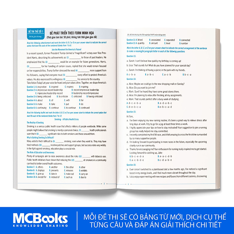 35 Đề Thi Thử Kỳ Thi Tốt Nghiệp THPT Môn Tiếng Anh - Ảnh 4