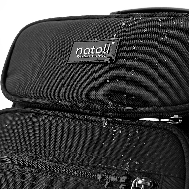 Cặp sách đa năng Natoli B17 - màu đen - Ảnh 5