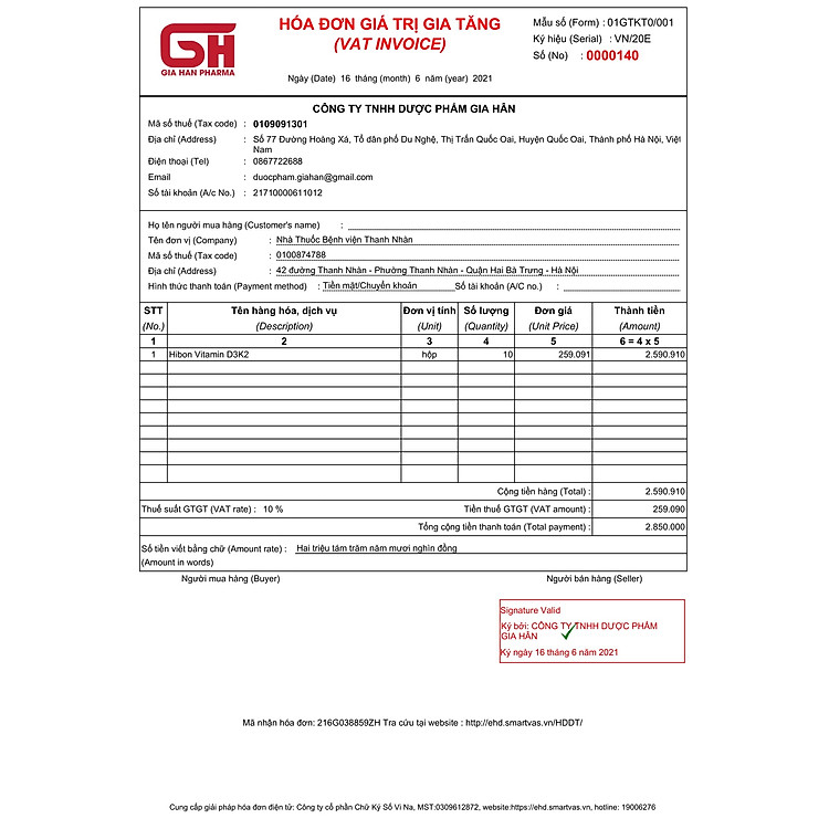 Nơi mua Hibon Vitamin D3K2 - Dược phẩm Gia Hân Chất lượng Giá rẻ - Hình ảnh 2