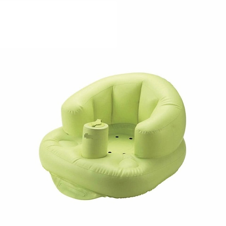 Ghế hơi màu xanh cho bé tập ngồi