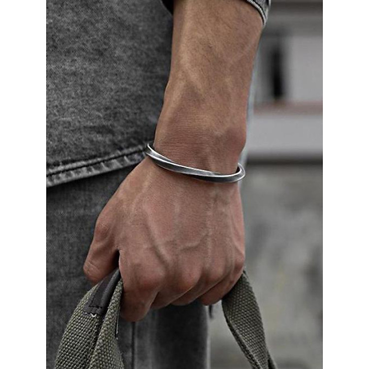 KIỀNG TAY BẠC NAM FREEDOM