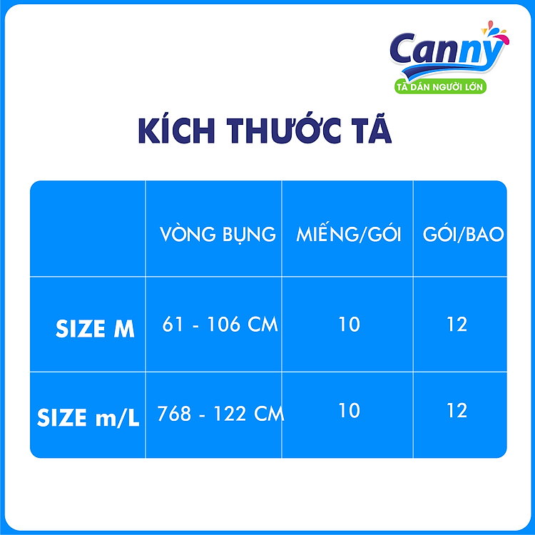 Mua Tã Dán Người Lớn Canny Size M Chính hãng Giá tốt - Hình ảnh 4