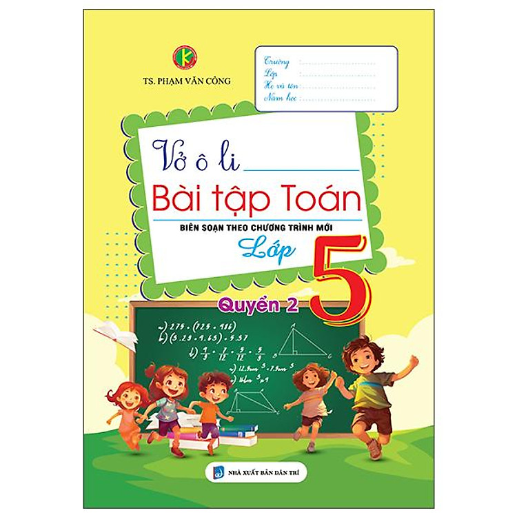 Vở Ô Li Bài Tập Toán Lớp 5 - Quyển 2 - Ảnh 2