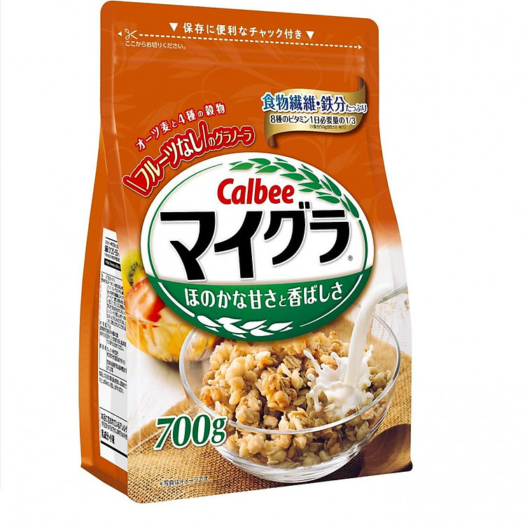 Ngũ cốc Calbee Furugura My Gura Yến Mạch 700g - Nhập khẩu Nhật Bản
