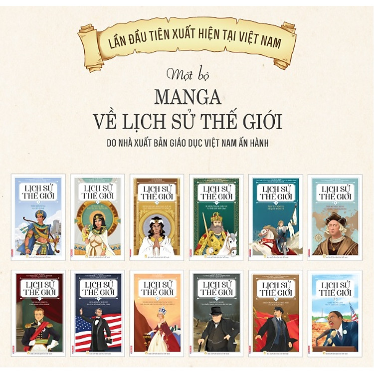 Sách/Truyện - Trọn Bộ Lịch Sử Thế Giới (12 cuốn) Jiro Kondo