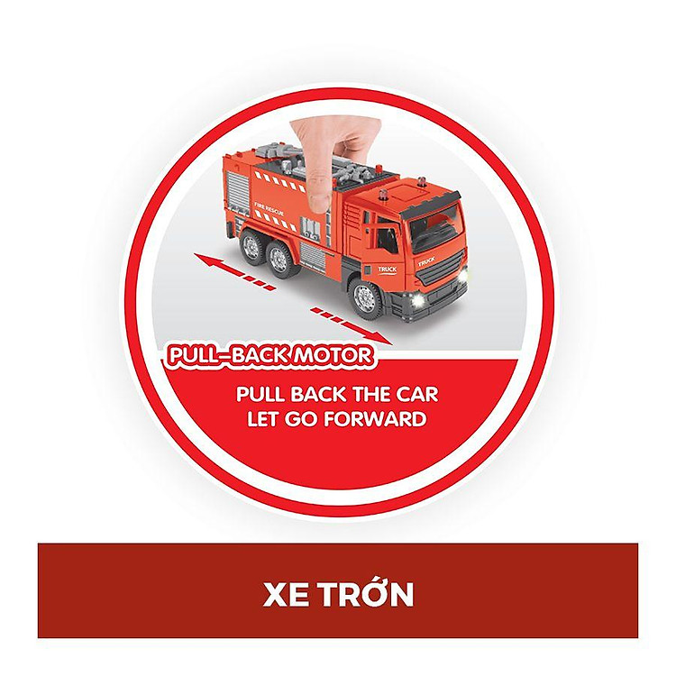 Mua Xe Cứu Hỏa Mô Hình Vecto VT11K Chính hãng Giá rẻ - Hình ảnh 3