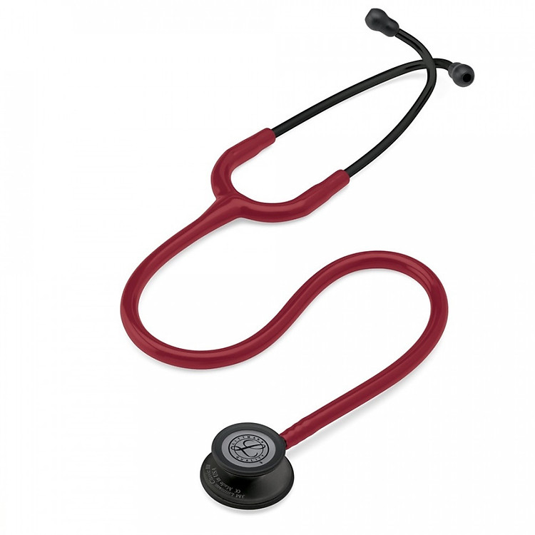 Ống nghe 3M Littmann Classic III, Màu đỏ Burgundy, Chestpiece đen 27 inch, 5868