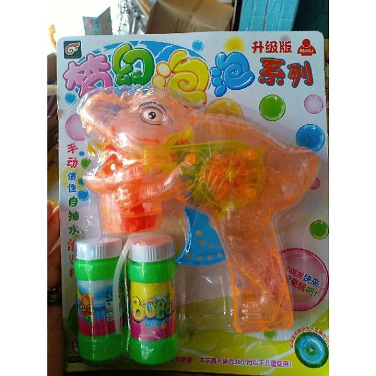 Súng đồ chơi bắn bong bóng hình cá sấu