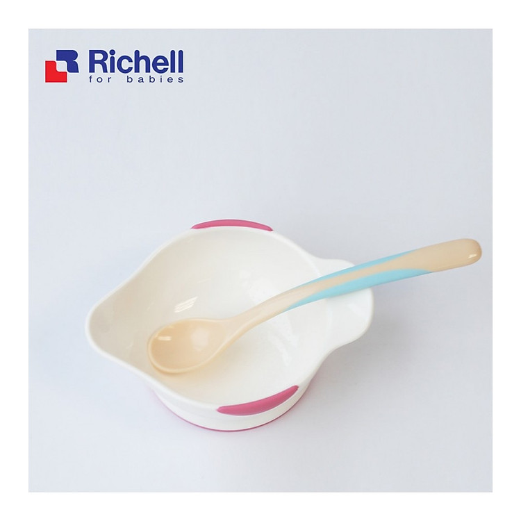 Bộ bát thìa ăn dặm ND Richell Chính hãng Giá rẻ - Hình ảnh 2