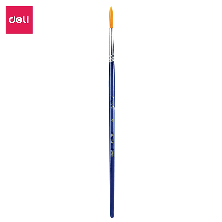 Cọ Vẽ Màu Nước Đầu Tròn & Đầu Dẹt Finenolo Deli (EC281, EC282, EC283) - Ảnh 2