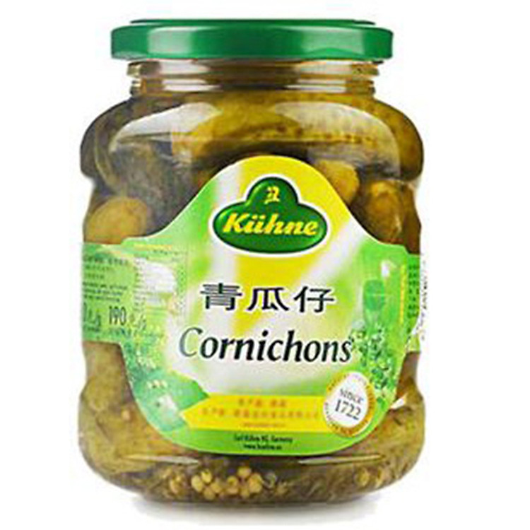Dưa Chuột Ngâm Kiểu Cornichons Kuehne (330g)