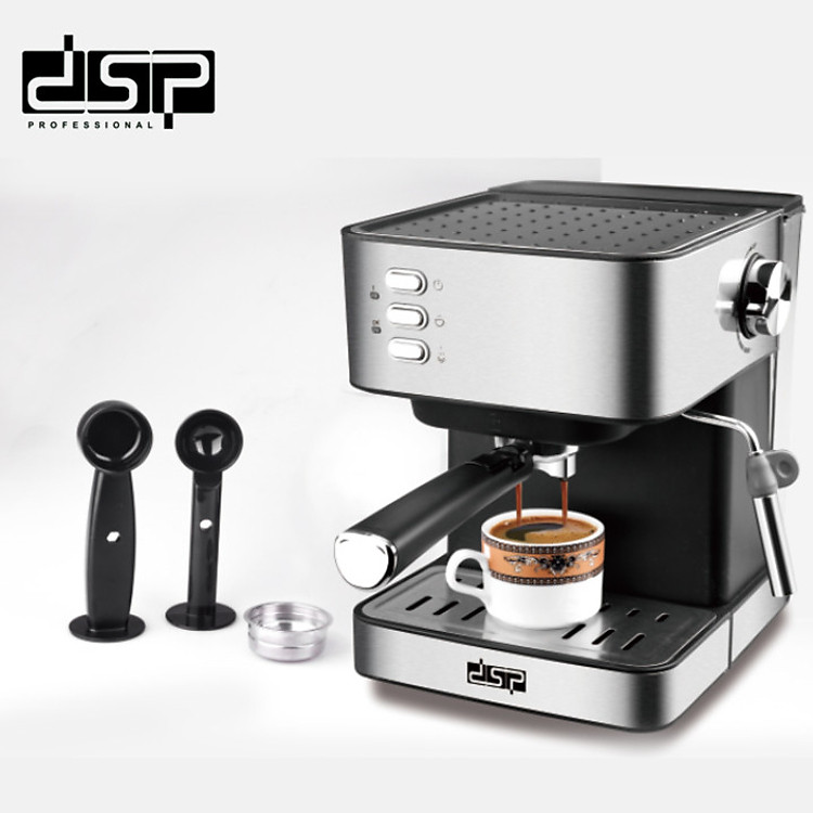 Máy pha cà phê nhãn hiệu DSP KA3028 công suất 850W phù hợp cho cá nhân, gia đình hoặc văn phòng nhỏ - Hàng Nhập Khẩu