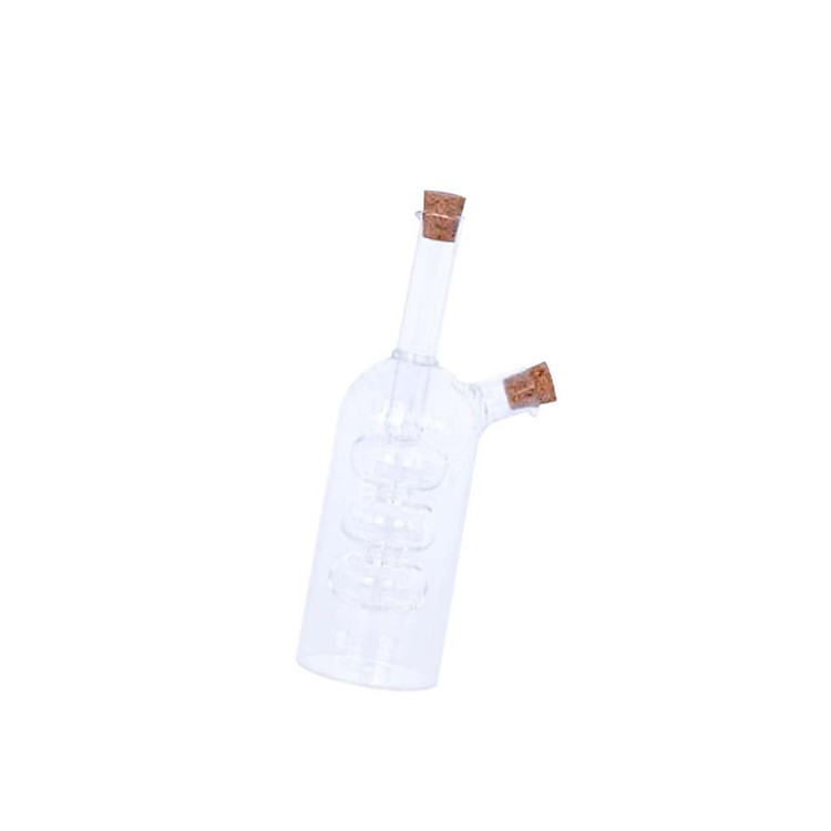 2-Outlet Glass Olive Oil Jar Vinegar Bottle Kitchen Sauce
