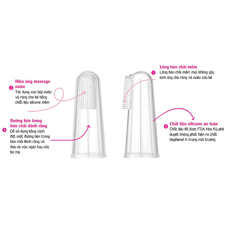 Bàn chải rơ lưỡi xỏ ngón IBYEOL Chính hãng Tiết kiệm - Hình ảnh 4