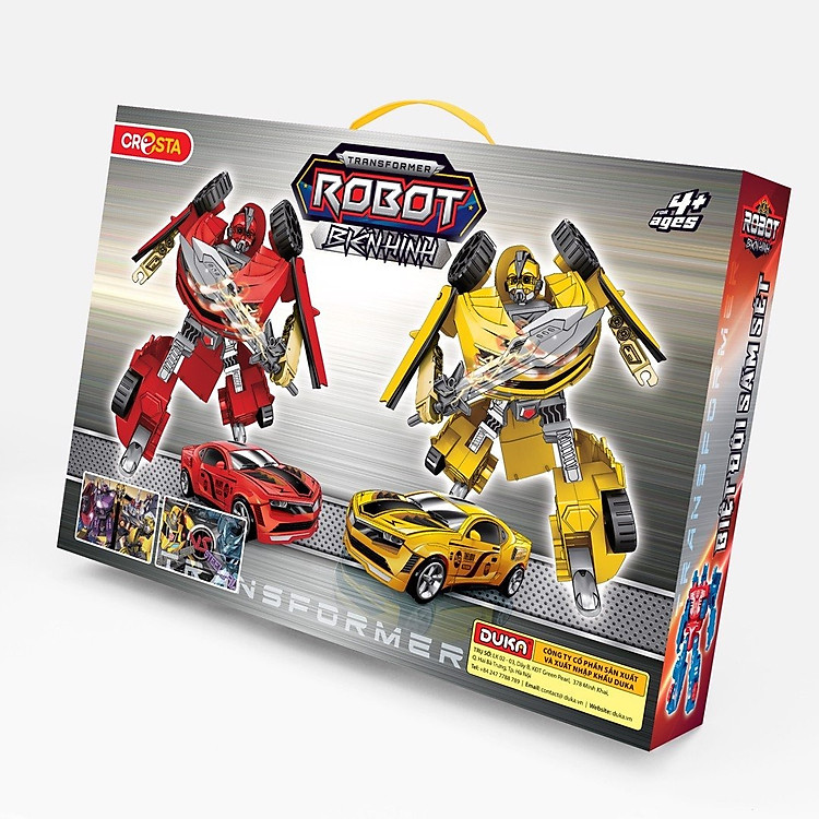 Robot Biến Hình Biệt Đội Sấm Sét DK81193 Chính hãng Giá tốt - Hình ảnh 3