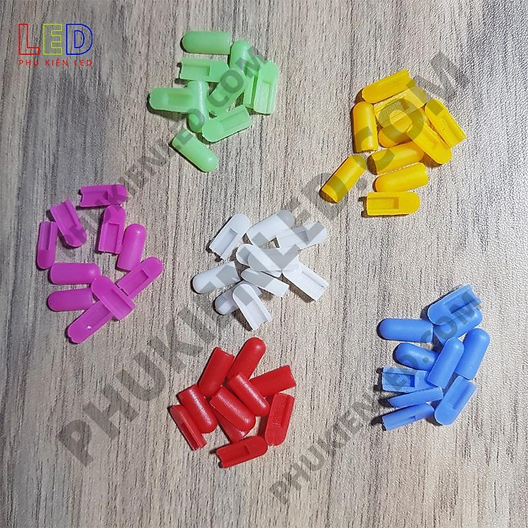 10 Đầu Bịt Dây Led Neon Kích Thước 6x12mm - Nút Bít Dây Led Neon - Đầu chụp Dây Led Neon - Số lượng 10 cái